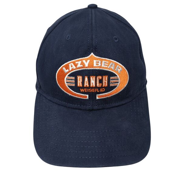 Lazy Bear Ranch Weiser ID Fitted Hat Blue L/XL Embroidered 6 Panel OttoFlex - Picture 1 of 9